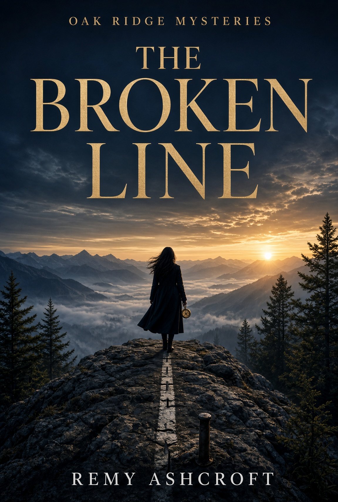 The Broken Line by Remy Ashcroft — Oak Ridge Mysteries, Book Three, cover